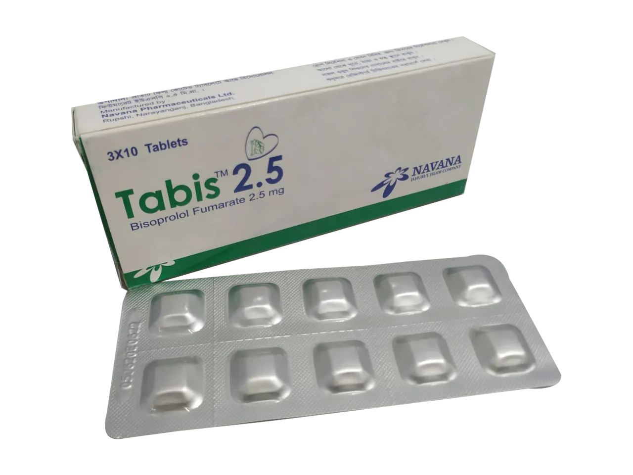 Tablet  Tabis 2.5mg (30 pcs )